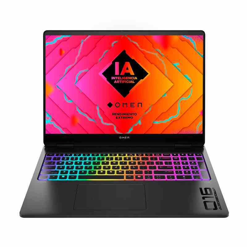 Laptop Hp Omen Max Gaming 16-AP0004LA Ryzen AI 9-365 16" 2K IPS 32GB RAM 1TB SSD RTX 5070 Negro