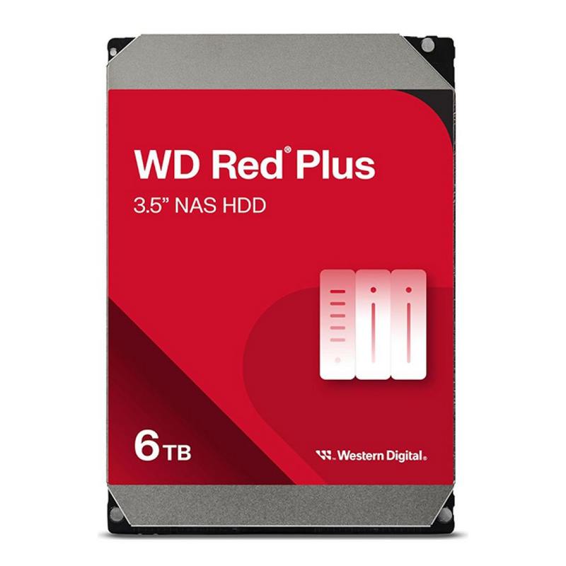 Disco duro Western Digital RED PRO NAS (WD6005FFBX) 6TB FORMATO 3.5 7200 RPM CACHE 256MB SATA