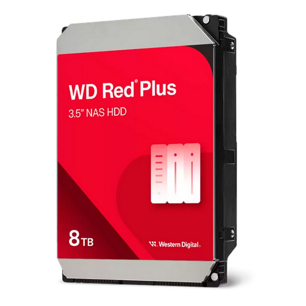 Disco duro Western Digital RED PRO NAS (WD8005FFBX) 8TB FORMATO 3.5 7200 RPM CACHE 256MB SATA