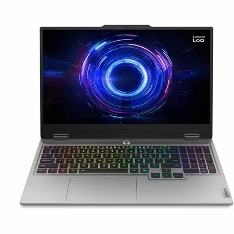Laptop Lenovo LOQ 15IRX10 Core i7-13700HX 15.6" 83JE00Q8LM 16GB RAM 512GB SSD RTX 5050 FreeDOS Gris