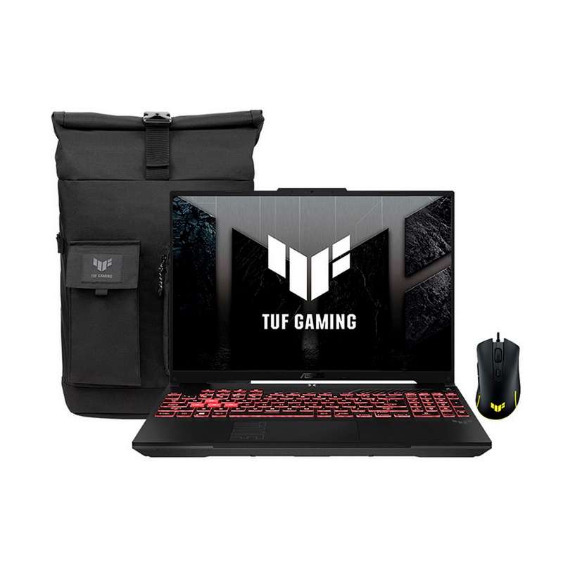 Laptop Asus Gaming TUF F16 FX607VJB-RL209 Core i5 210H 16" 8GB RAM 512GB SSD RTX 3050 FreeDOS Gris